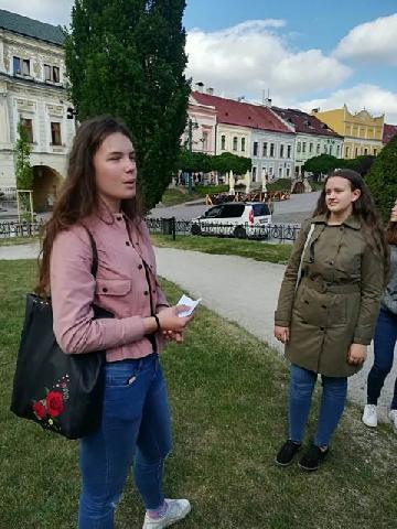 obrázok 13 z – Guided tour of Prešov – prehliadka mesta Prešov s anglickým výkladom v podaní žiakov 1. ročníka a kvinty