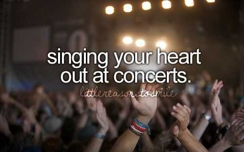 at concerts